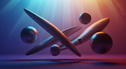 Surreal Floating Forms