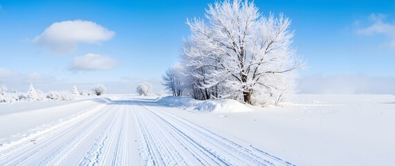 road in winter