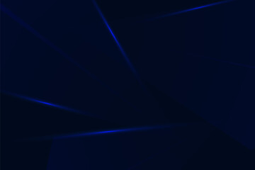 Fototapeta premium Futuristic deep blue abstract background luminous light rays elegant tech design