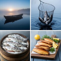 the path of fish from the wild to the plate