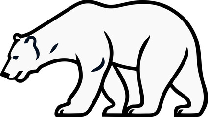 Modern professional grizzly bear logo for a sport team
Bear head outline silhouette cut out vector sticker with Simple Geometric Design of Bear Head and Bear head mascot vector for emblem design Masco