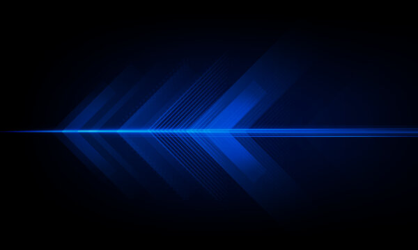 High speed concept Arrow Light out technology background Hitech communication concept innovation background, vector design