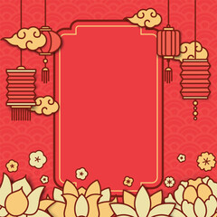 chinese new year background, chinese design  template