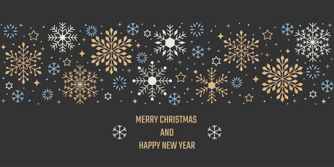 winter season background, snowflake wallpaper