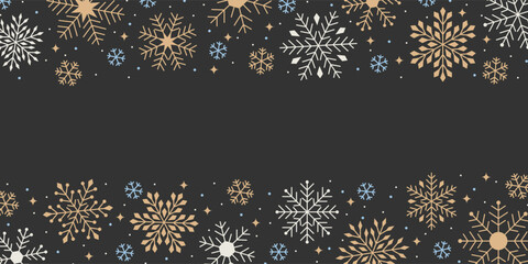 winter season background, snowflake wallpaper