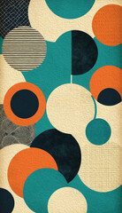 Abstract illustration for printing on wall decorations, fabric pattern, for use in graphics. Oil painting