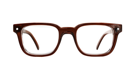 Fototapeta premium Retro tortoiseshell framed eyeglasses isolated on transparent background