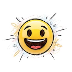 Emoji 3D In Happy Emotion