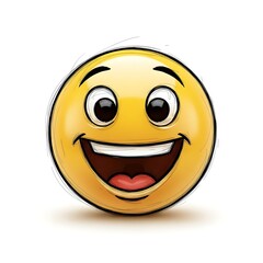 Fototapeta premium Emoji 3D In Happy Emotion