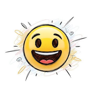 Emoji 3D In Happy Emotion