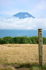 竜ヶ岳山頂から見る富士山