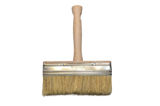 Wide brush for painting on PNG background.