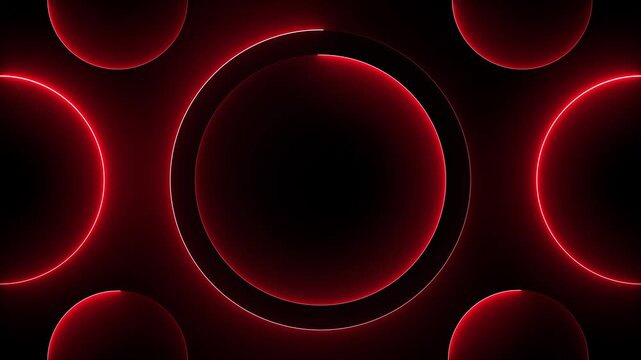 Neon line 4k wall lights bulb halogen Lamp Night with red color.