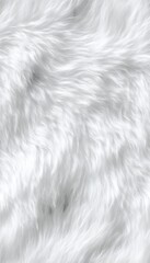 Close-up of a soft, white faux fur texture. Ideal for backgrounds, fashion designs, or home decor inspiration.