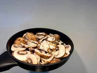 mushrooms in a plate