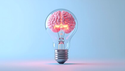 Transparent Bulb Shaped Around Luminous Brain Filament
