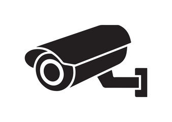Cctv security camera icon, Cctv security camera Black vector