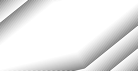Modern Black Line Pattern Background with Copy Space. Abstract Business Wallpaper. Vector Illustration