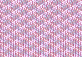 シンプルな和柄　紗綾形	