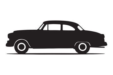 retro car vector illustration