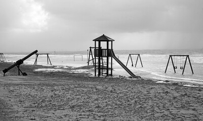 Spielplatz im Meer