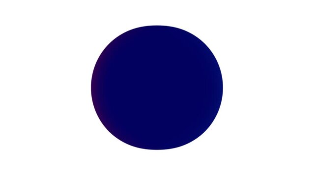 Red vs Blue Merging Blobs Animation Minimal 2D Cartoon Circles, Smooth Fluid Morph Motion, White Background, 4K Seamless Loop Abstract Sports Versus Visual