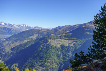 Fototapeta premium herbst in den schweizer alpen
