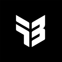 Letter FB creative masculine logo design