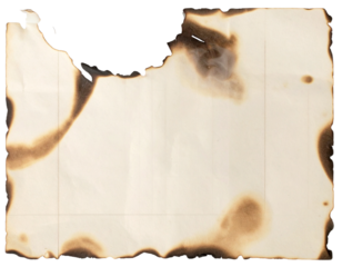 Realistic Burnt Paper with Torn Edges