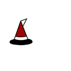Fototapeta premium traffic cone isolated on white background 