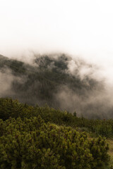 clouds and mountains