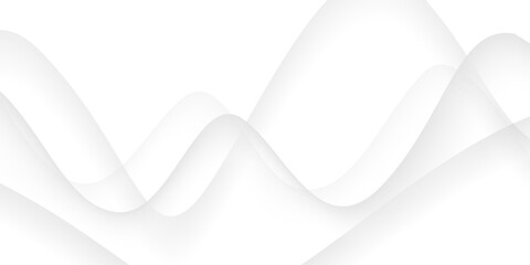 Abstract grey wavy lines Digital frequency track equalizer background. Curved wave smooth stripe seamless pattern. Wave lines created using blend tool. graphic design template banner business wave.