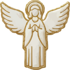 Elegant angel ornament for heartfelt Christmas decor