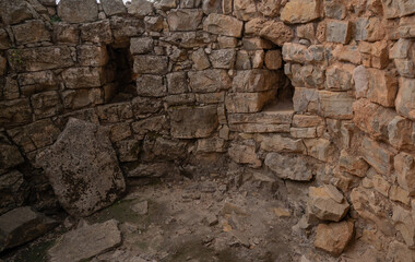 Sardinia Nuraghe, Nuraghe Adoni in Villanova Tulo, Sardinia, Ancient Stone Tower in Barbagia