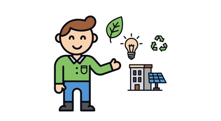 Sustainable Concepts Emphasized Through Environmental Friendly Living with Eco-Friendly Elements