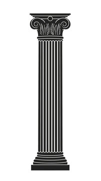 Dibujo de Columna romana