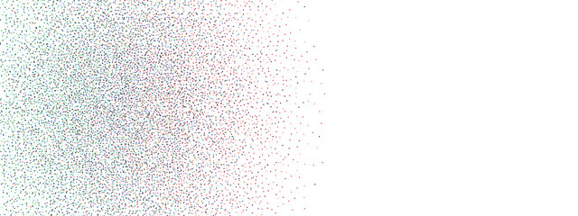 Colorful confetti dots on transparent background for party isolated on transparent background