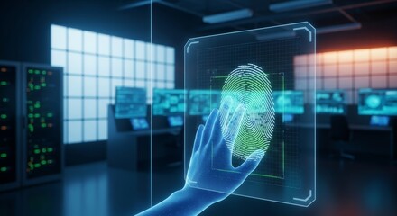 Secure Access Technology Fingerprint Scanning for Digital Identity Verification