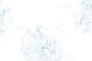 Obraz premium Grunge texture overlay, blue grainy effect isolated on transparent background