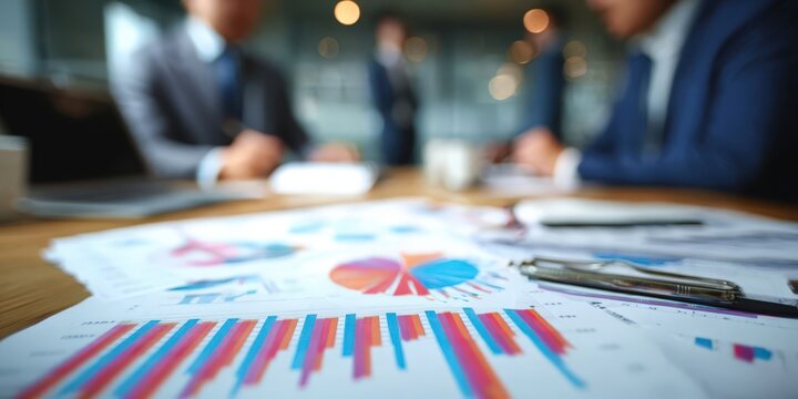 Business Meeting with Financial Team for Audit, Budget, and Investor Review