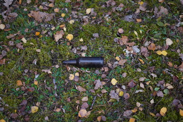 trash in the forest and ecology problem