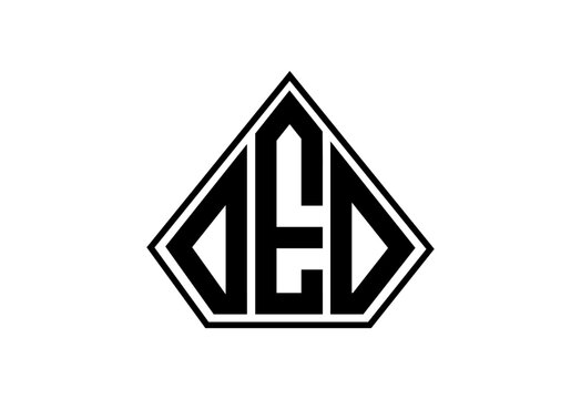 DED Custom Monogram Logo Design.