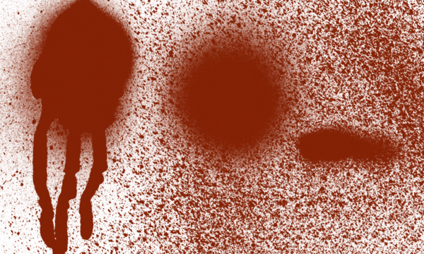 Ethereal copper haze unfolds against the inky abyss creating a textured backdrop.