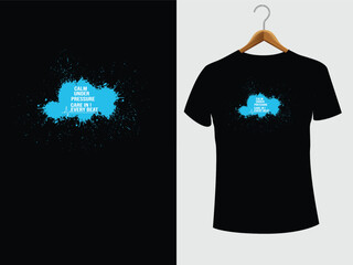 Calm under pressure. Care in every beat Funny Medical ECG Emergency T-Shirt.