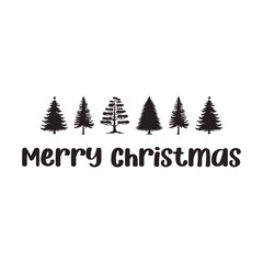 Festive Christmas illustration featuring joyful holiday elements like Santa, snowman, reindeer, trees, snowflakes, and cheerful typography. Perfect for greeting cards, posters, invitations, t-shirts, 