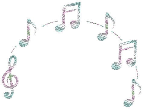 Pastel Musical Notes