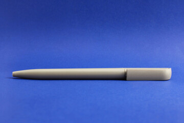 Gray plastic pencil for placing a trademark