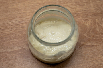 yeast in glass