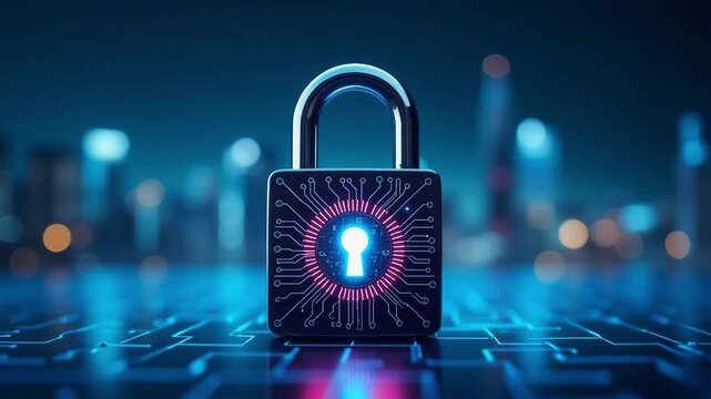 digital metalic and binary code lock