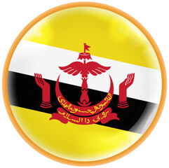 brunei flag button